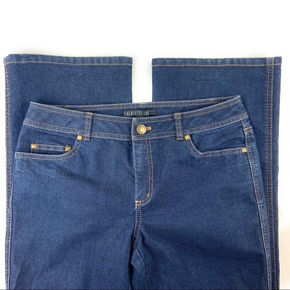 Lafayette 148 Flare Dark Wash Jean - Picture 2 of 7